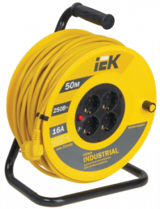 IEK WKP15-16-04-50 Удлинитель на кат. 4х50м УК50 с термозащ. 3х1.5 Industrial