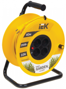 IEK WKP23-10-04-40 Удлинитель на кат. 4х40м УК40 с термозащ. 2х1.0 Garden