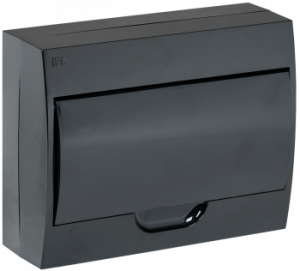 IEK MKP13-N-12-41-K02 Корпус модульный пластиковый навесной ЩРН-П-12 черный черная дверь IP41