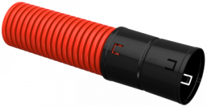 IEK CTG12-090-K04-100-R Труба гофрированная двустенная ПНД d=90мм красная (уп.100м)