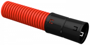 IEK CTG12-075-K04-100-R Труба гофрированная двустенная ПНД d=75мм красная (уп.100м)