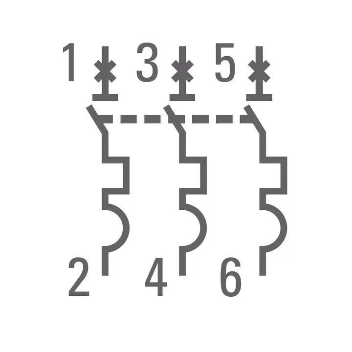 Выключатель автоматический трехполюсный 32А В ВА47-63 4.5кА PROxima EKF mcb4763-3-32B-pro