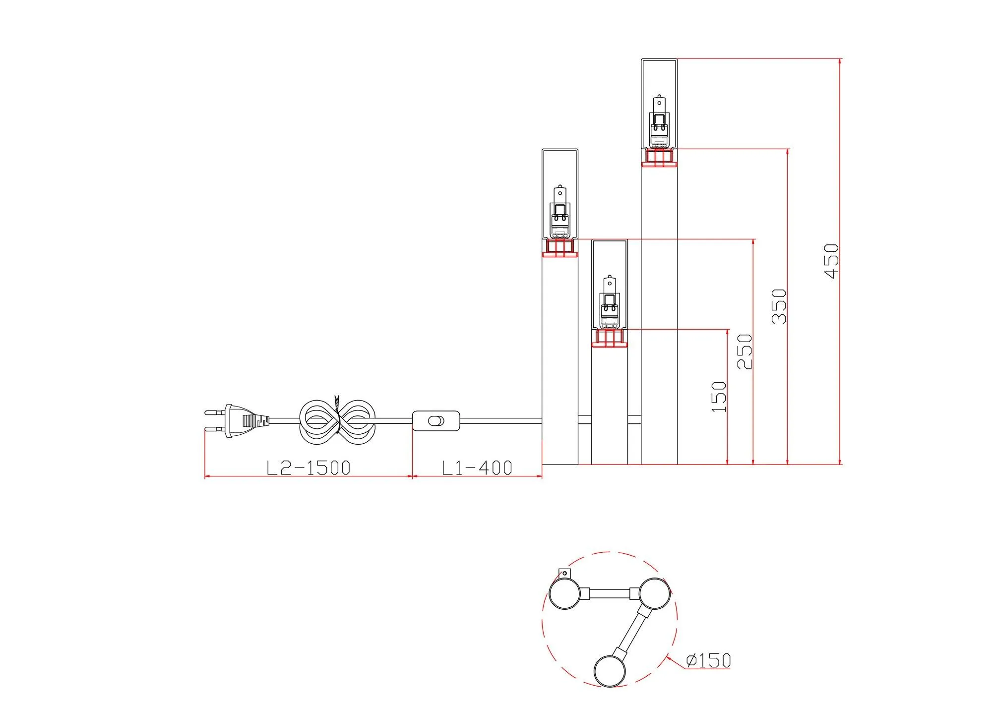 Настольный светильник FR5109TL-03G Freya FR5109TL-03G