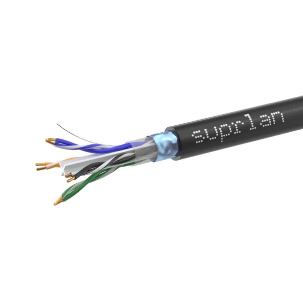 Витая пара F/UTP Cat 6 4x2xAWG23 Cu PE OUT 305м